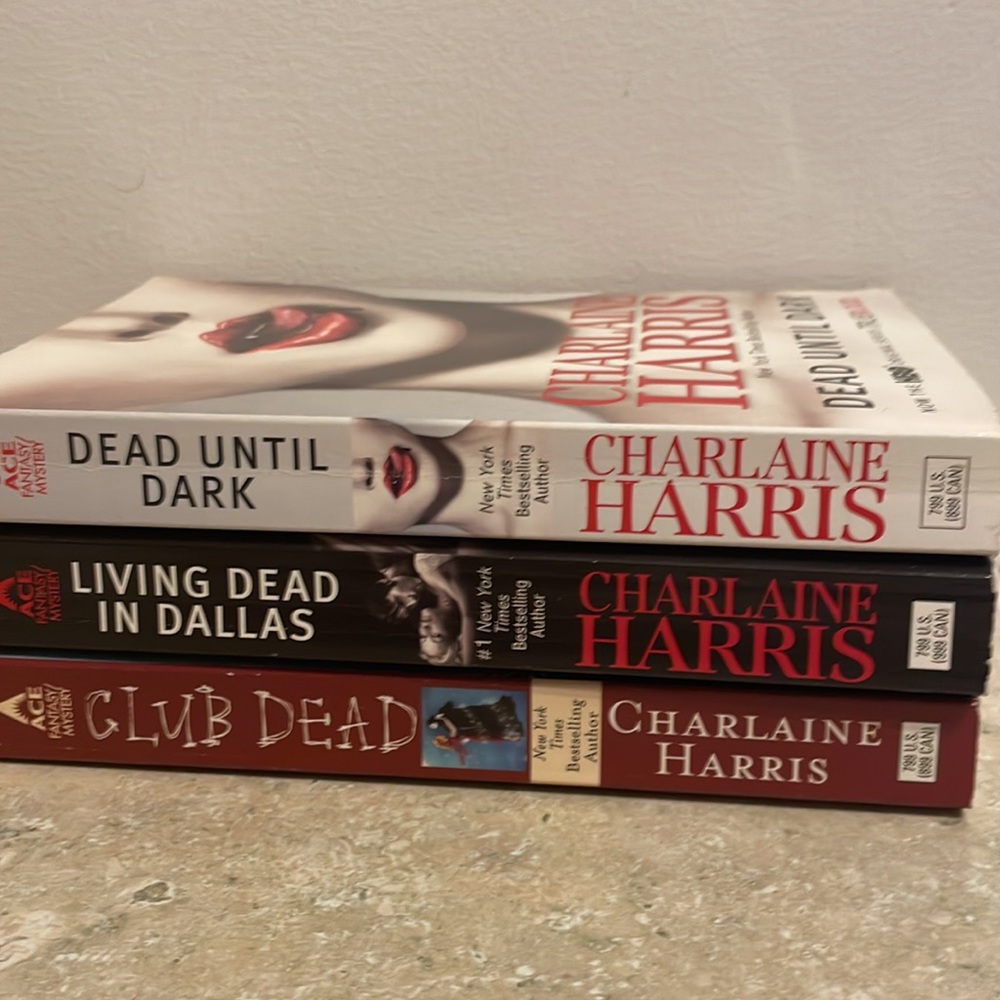 Book Trio: the first 3 soft cover novels in the Sookie Stackhouse series. - Picture 2 of 2